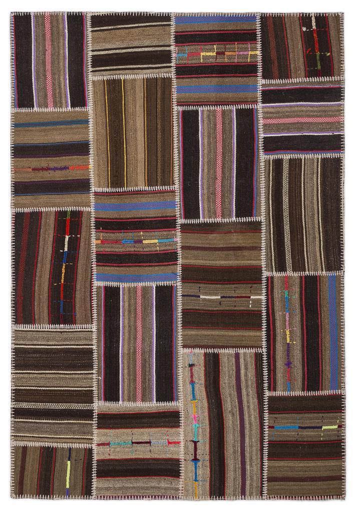 Apex Kilim Patchwork Unique Striped 2206 160 x 230 cm