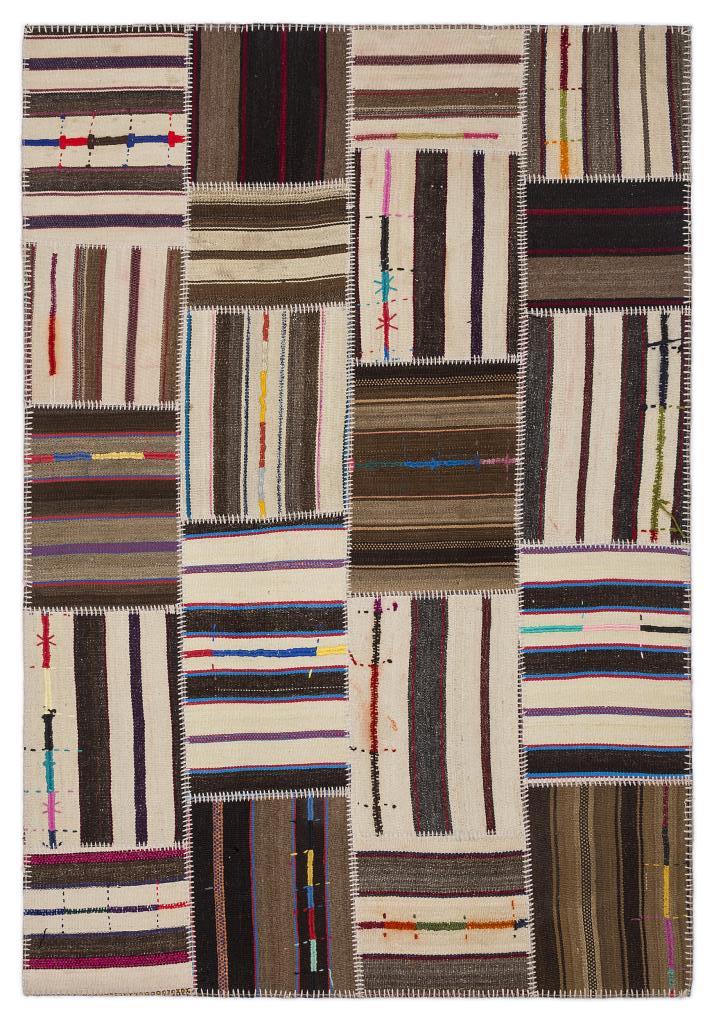 Apex Kilim Patchwork Unique Striped 2210 160 x 230 cm