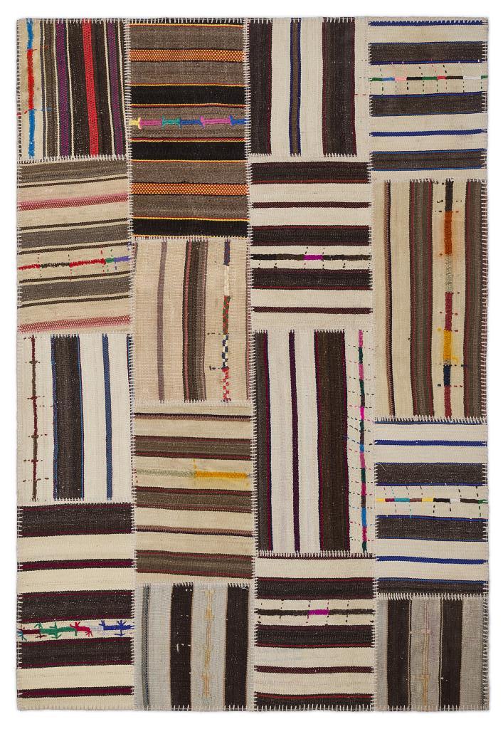 Apex Kilim Patchwork Unique Striped 2211 160 x 230 cm