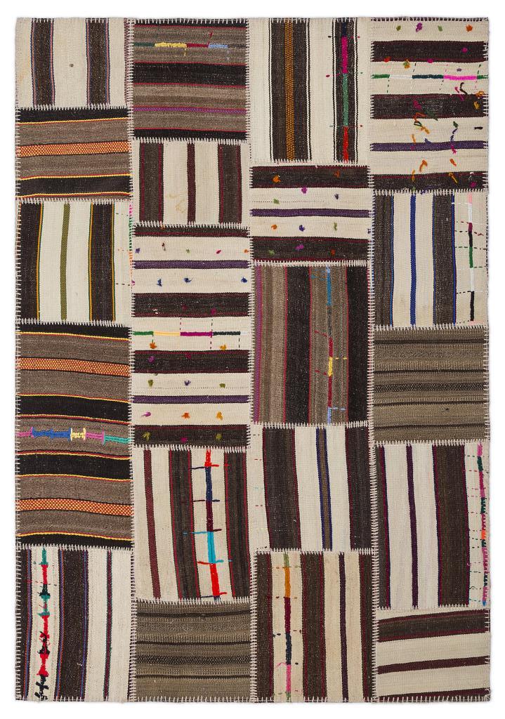 Apex Kilim Patchwork Unique Striped 2213 160 x 230 cm