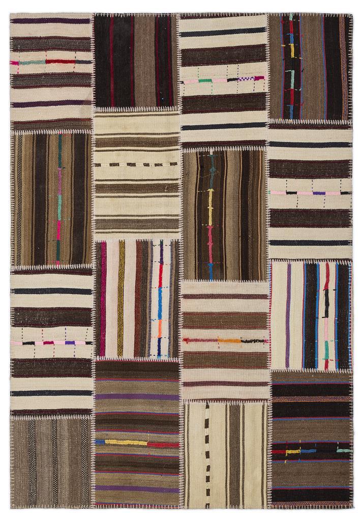 Apex Kilim Patchwork Unique Striped 2215 160 x 230 cm