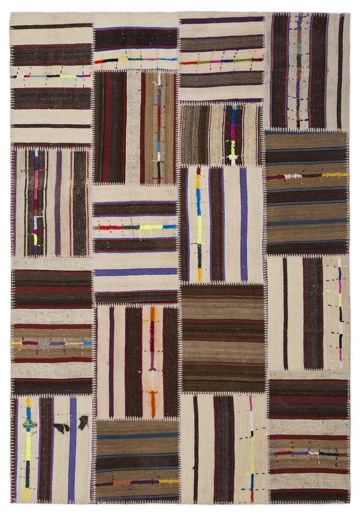 Apex Kilim Patchwork Unique Striped 2216 160 x 230 cm