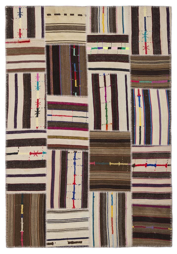 Apex Kilim Patchwork Unique Striped 2219 160 x 230 cm