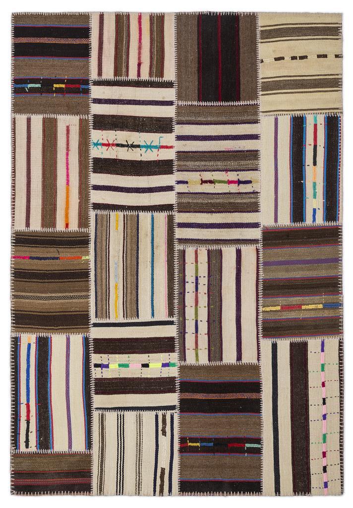 Apex Kilim Patchwork Unique Striped 2221 160 x 230 cm