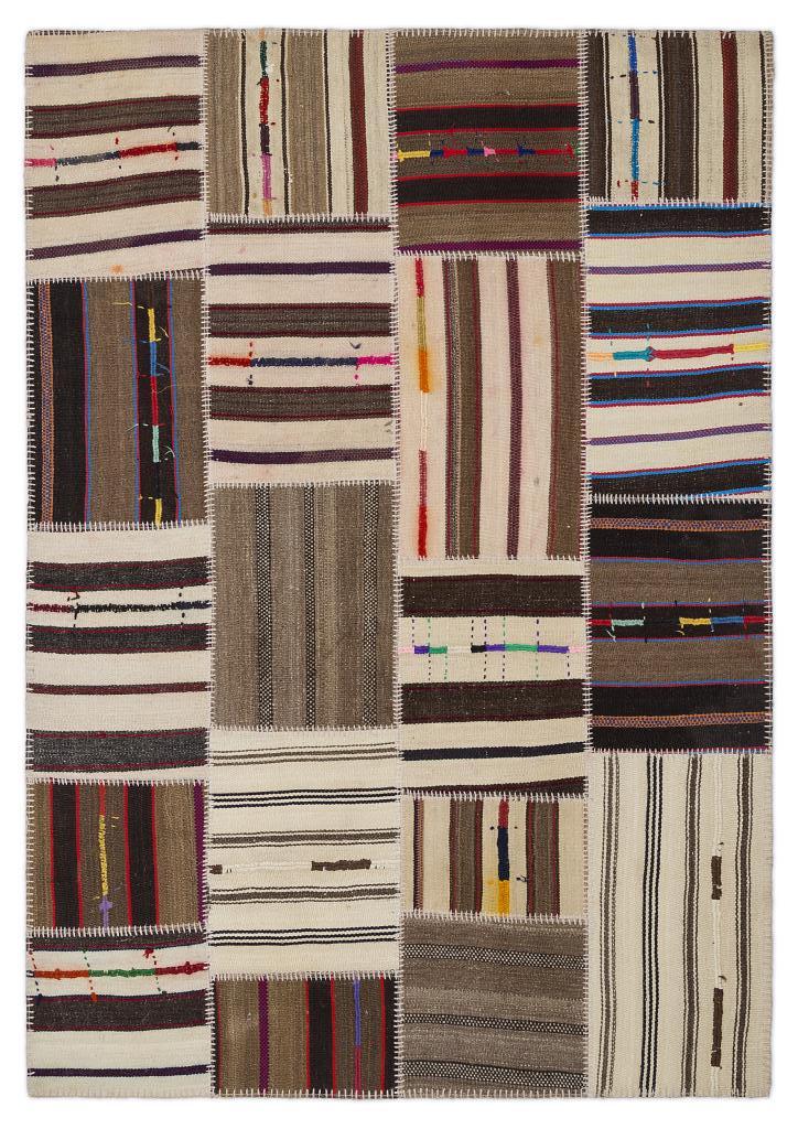 Apex Kilim Patchwork Unique Striped 2222 160 x 230 cm