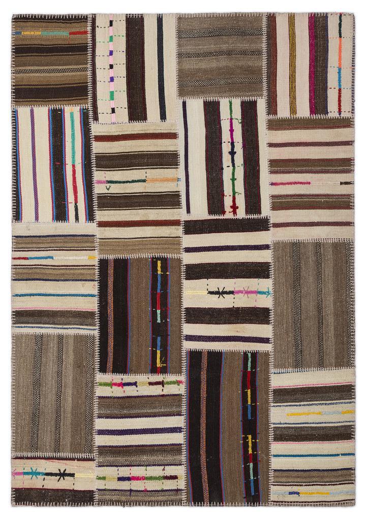 Apex Kilim Patchwork Unique Striped 2223 160 x 230 cm