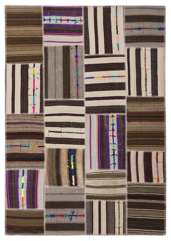Apex Kilim Patchwork Unique Striped 2224 160 x 230 cm