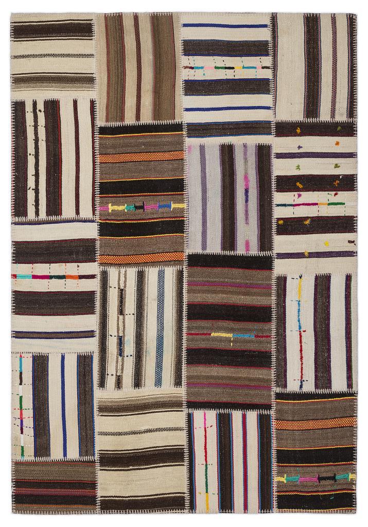 Apex Kilim Patchwork Unique Striped 2233 160 x 230 cm