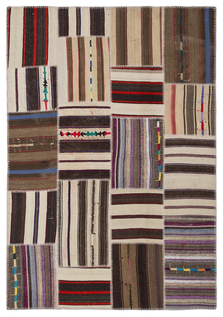 Apex Kilim Patchwork Unique Striped 2235 160 x 230 cm