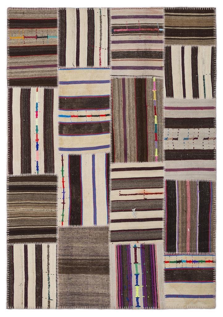 Apex Kilim Patchwork Unique Striped 2237 160 x 230 cm