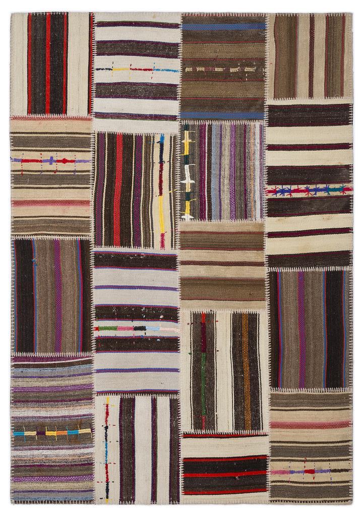 Apex Kilim Patchwork Unique Striped 2239 160 x 230 cm