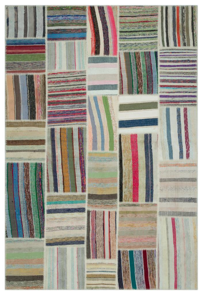 Apex Kilim Patchwork Unique Striped 22399 190 x 280 cm