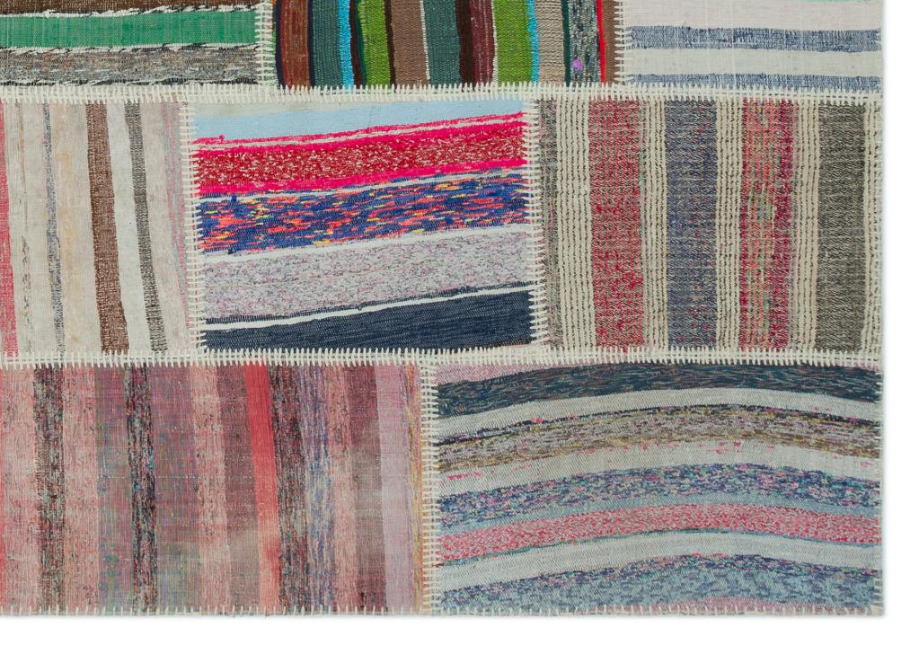Apex Kilim Patchwork Unique Striped 22405 189 x 273 cm