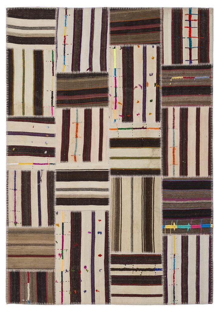 Apex Kilim Patchwork Unique Striped 2241 160 x 230 cm