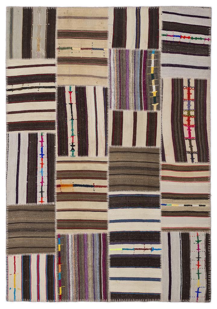 Apex Kilim Patchwork Unique Striped 2246 160 x 230 cm