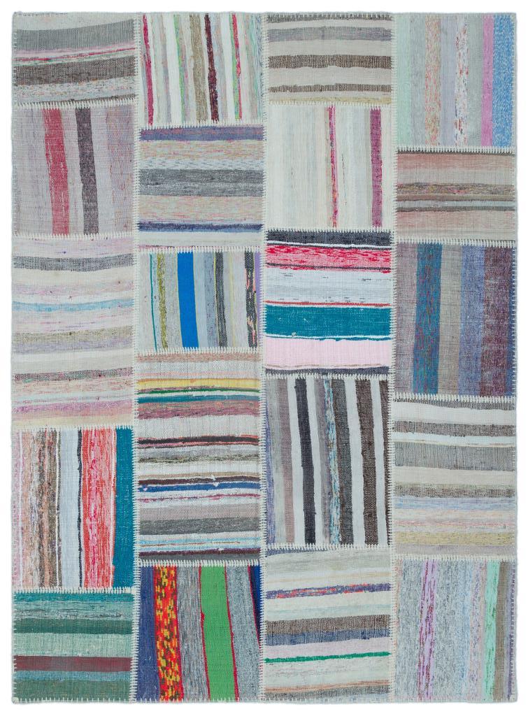 Apex Kilim Patchwork Unique Striped 22489 160 x 220 cm