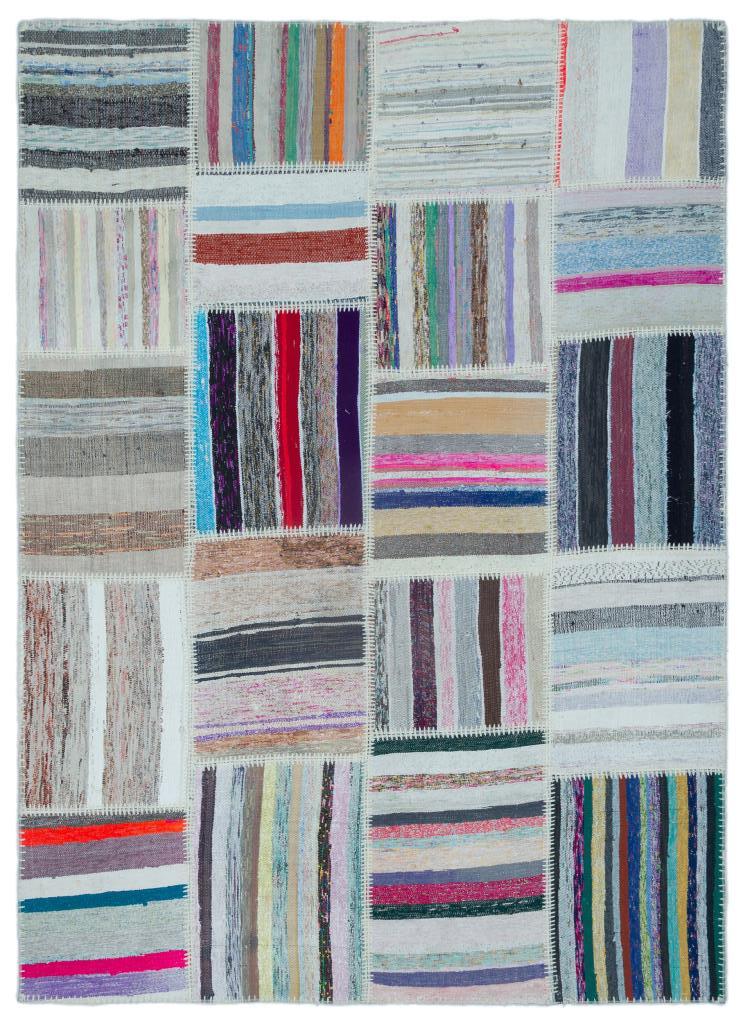 Apex Kilim Patchwork Unique Striped 22491 160 x 230 cm