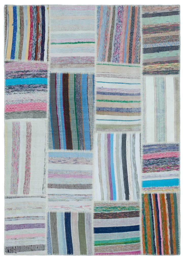 Apex Kilim Patchwork Unique Striped 22492 155 x 230 cm