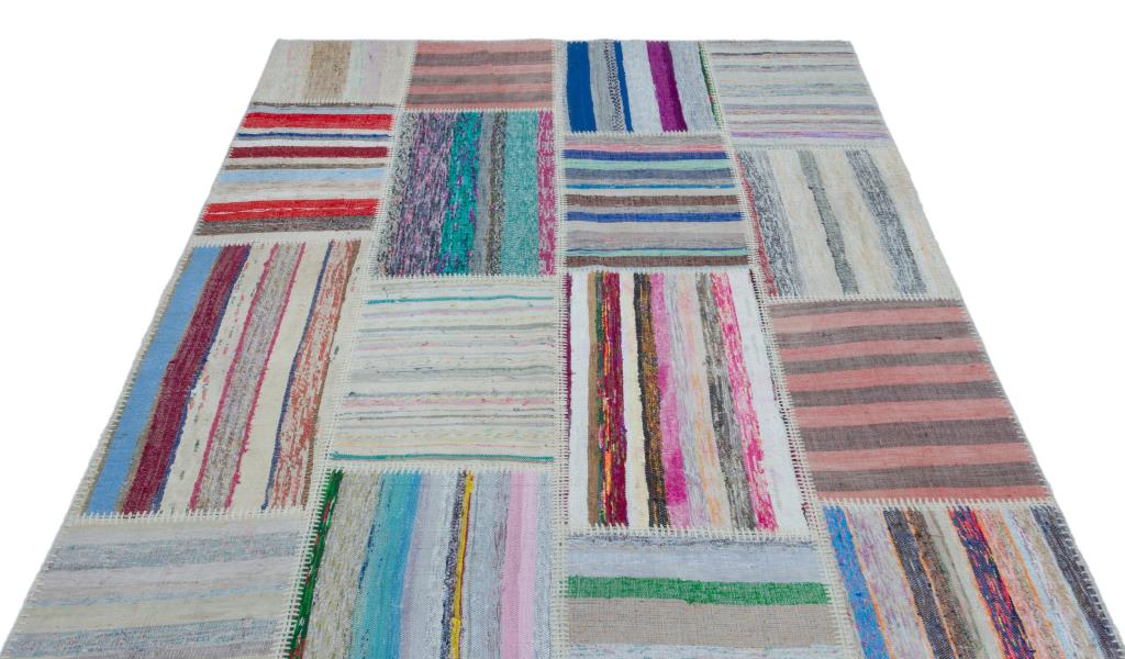 Apex Kilim Patchwork Unique Striped 22498 160 x 230 cm