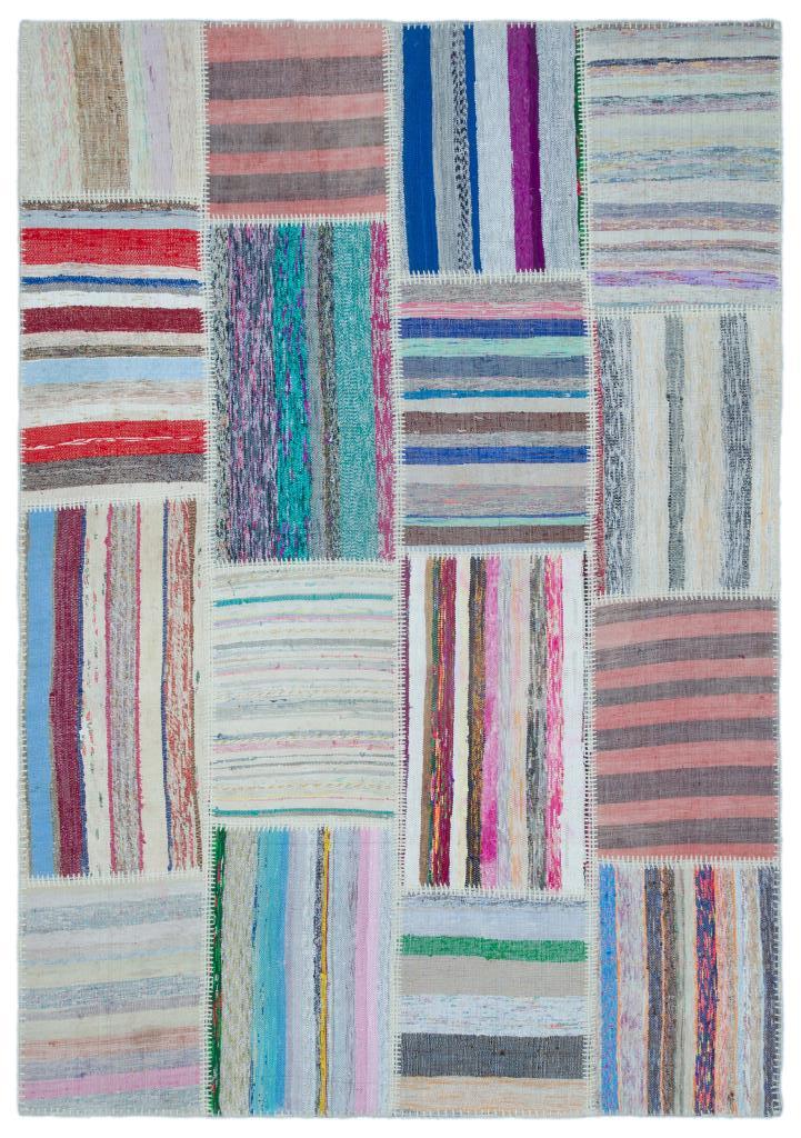Apex Kilim Patchwork Unique Striped 22498 160 x 230 cm