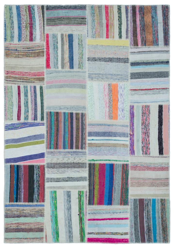 Apex Kilim Patchwork Unique Striped 22499 160 x 230 cm