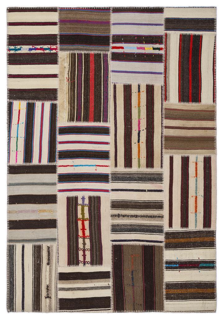 Apex Kilim Patchwork Unique Striped 2250 160 x 230 cm