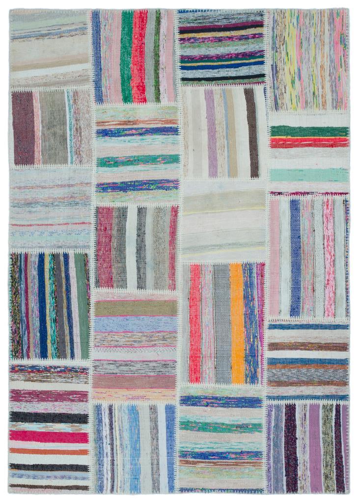 Apex Kilim Patchwork Unique Striped 22502 160 x 230 cm