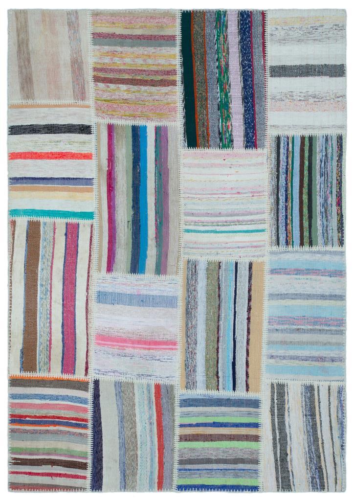 Apex Kilim Patchwork Unique Striped 22505 160 x 226 cm