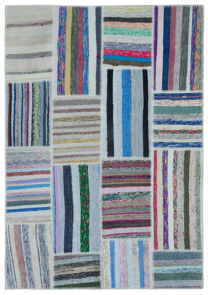 Apex Kilim Patchwork Unique Striped 22512 160 x 226 cm