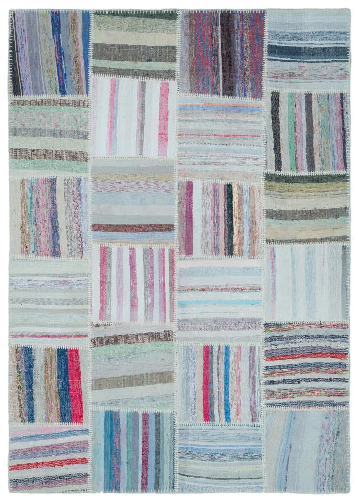 Apex Kilim Patchwork Unique Striped 22517 160 x 225 cm