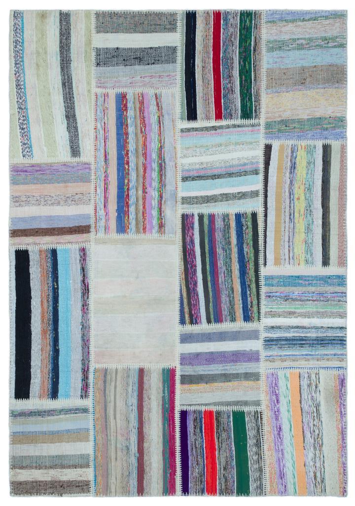 Apex Kilim Patchwork Unique Striped 22518 160 x 228 cm