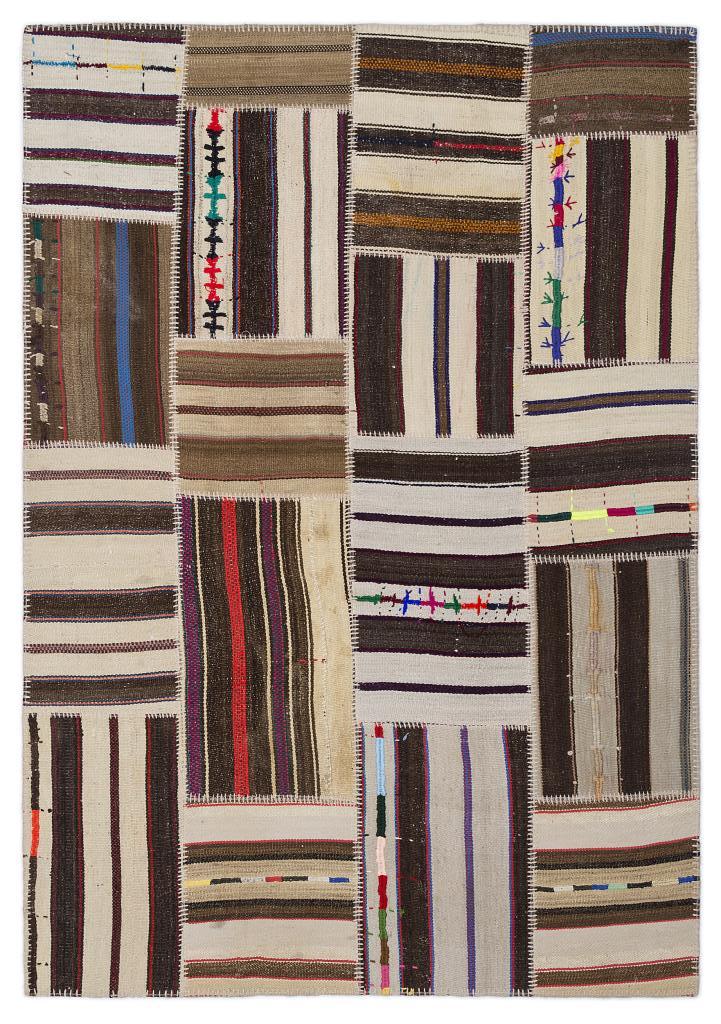 Apex Kilim Patchwork Unique Striped 2252 160 x 230 cm