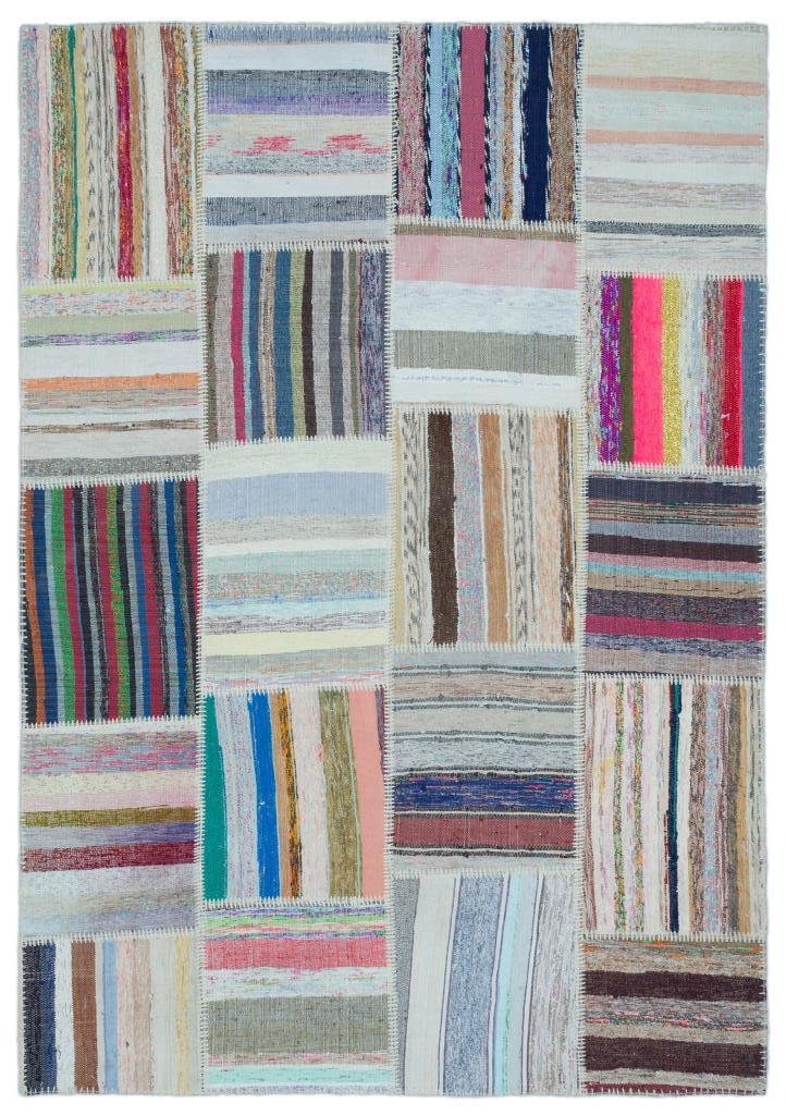Apex Kilim Patchwork Unique Striped 22521 160 x 226 cm