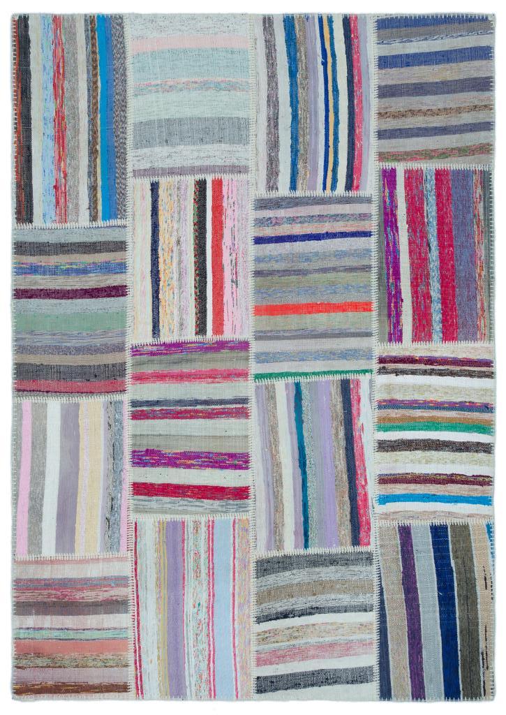 Apex Kilim Patchwork Unique Striped 22524 160 x 230 cm