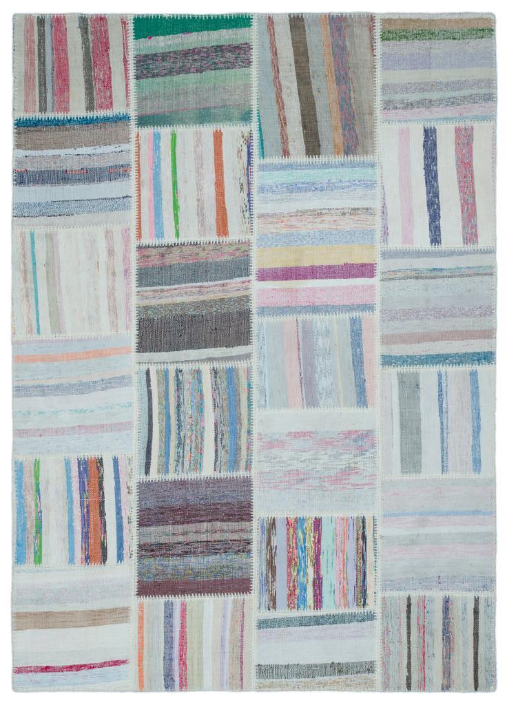 Apex Kilim Patchwork Unique Striped 22526 160 x 224 cm