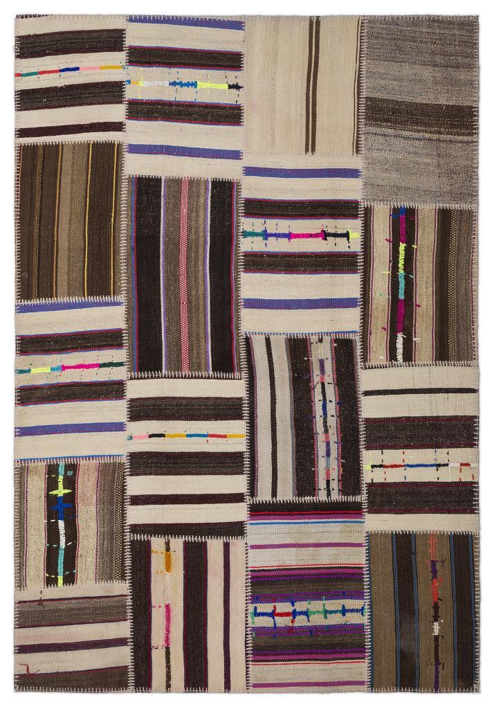 Apex Kilim Patchwork Unique Striped 2253 160 x 230 cm