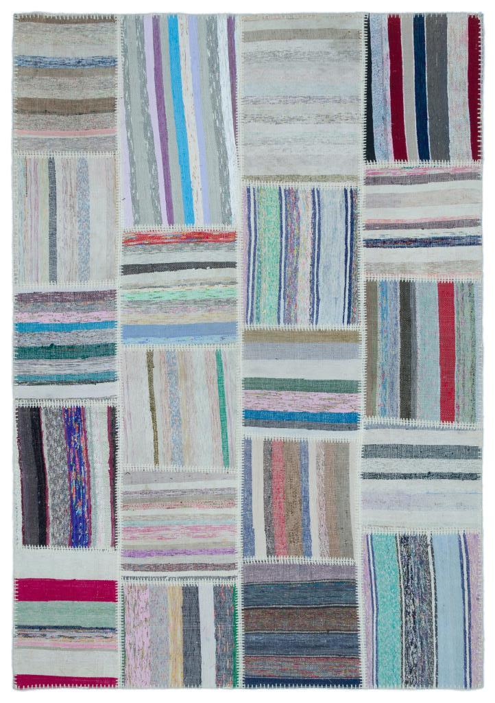 Apex Kilim Patchwork Unique Striped 22530 160 x 230 cm