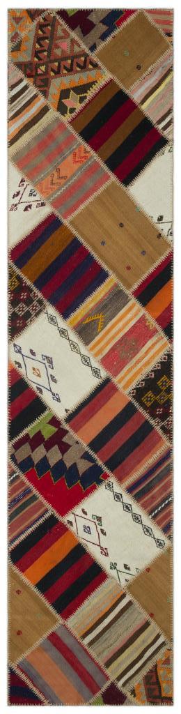 Apex Kilim Patchwork Unique Striped 22546 76 x 318 cm