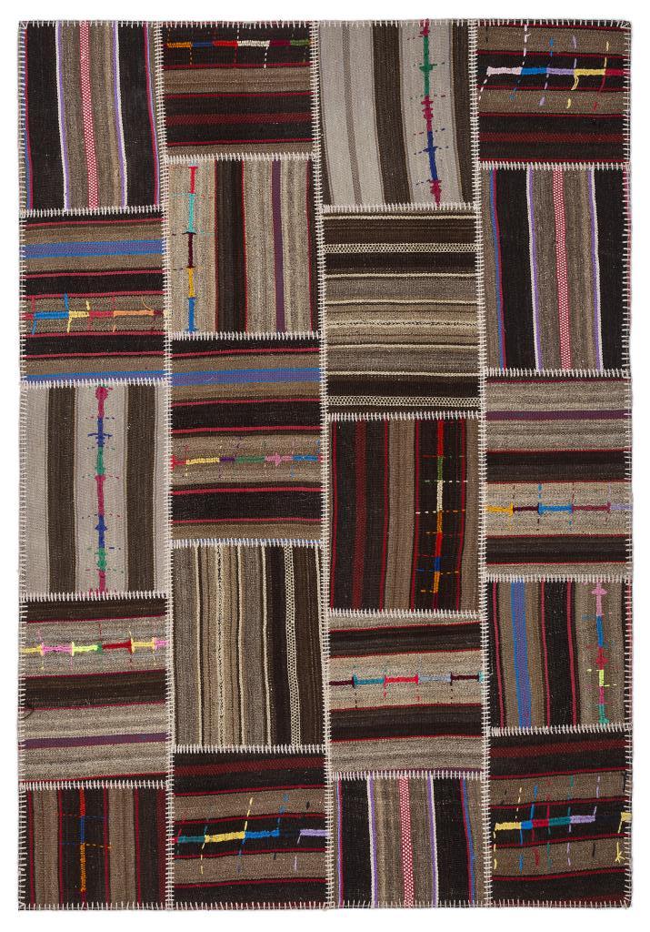 Apex Kilim Patchwork Unique Striped 2255 160 x 230 cm