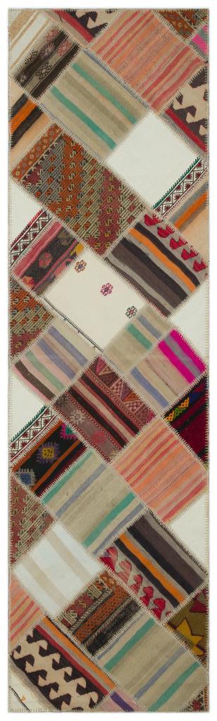 Apex Kilim Patchwork Unique Striped 22550 84 x 293 cm
