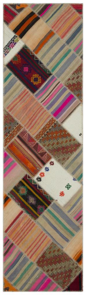 Apex Kilim Patchwork Unique Striped 22554 82 x 300 cm