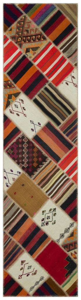 Apex Kilim Patchwork Unique Striped 22555 82 x 321 cm
