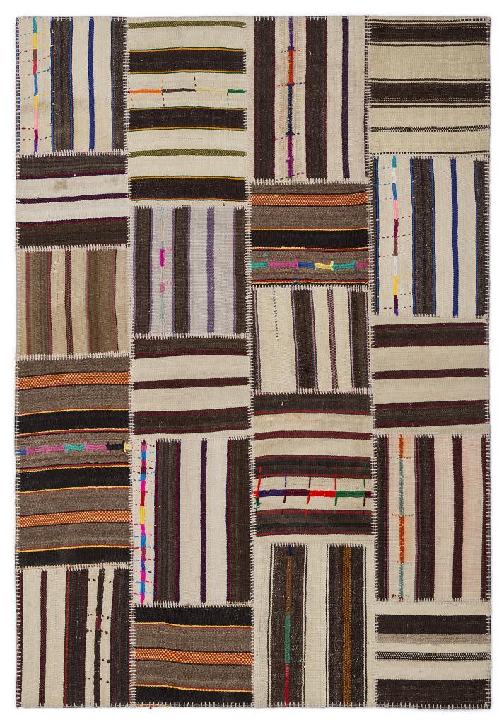 Apex Kilim Patchwork Unique Striped 2258 160 x 230 cm