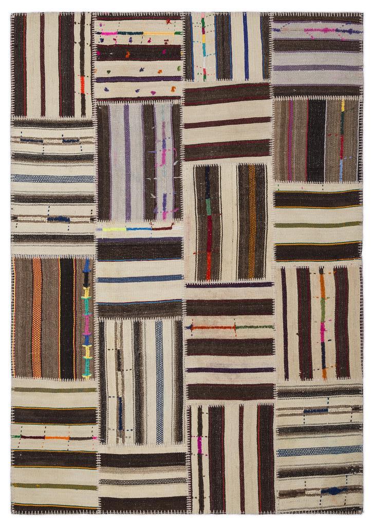 Apex Kilim Patchwork Unique Striped 2259 160 x 230 cm
