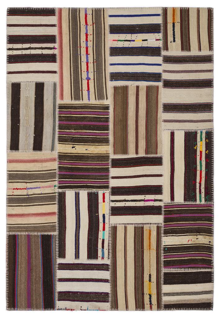 Apex Kilim Patchwork Unique Striped 2264 160 x 230 cm