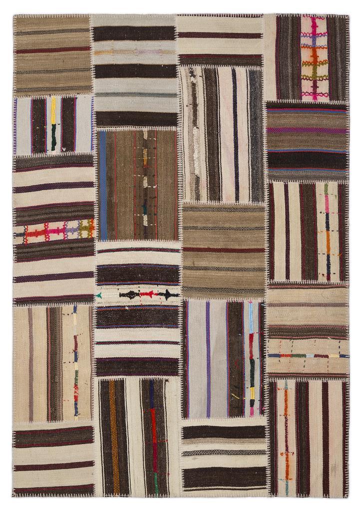 Apex Kilim Patchwork Unique Striped 2265 160 x 230 cm