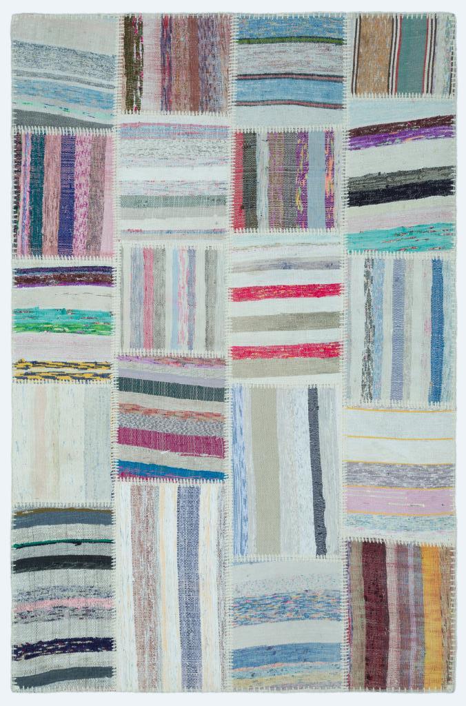 Apex Kilim Patchwork Unique Striped 25142 120 x 182 cm