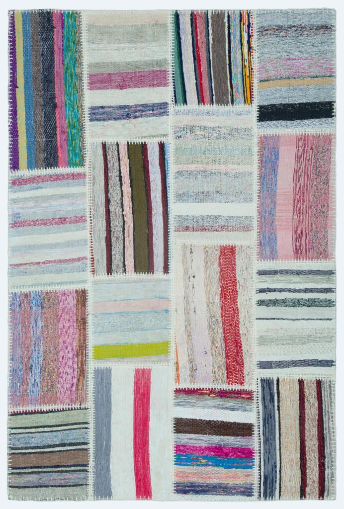 Apex Kilim Patchwork Unique Striped 25144 120 x 180 cm