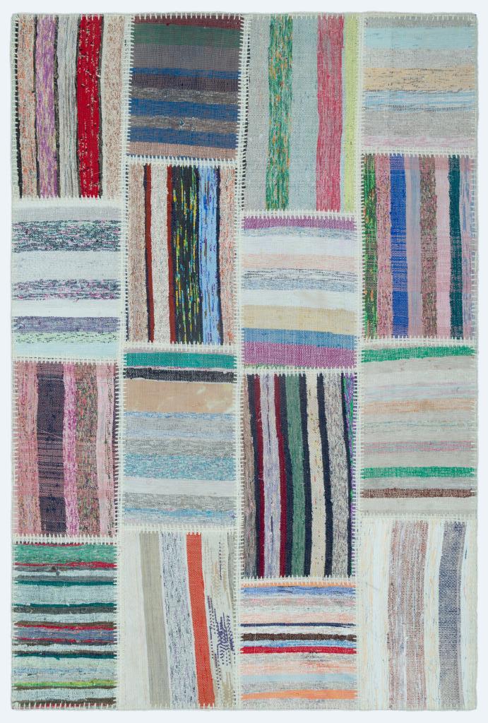 Apex Kilim Patchwork Unique Striped 25149 120 x 180 cm