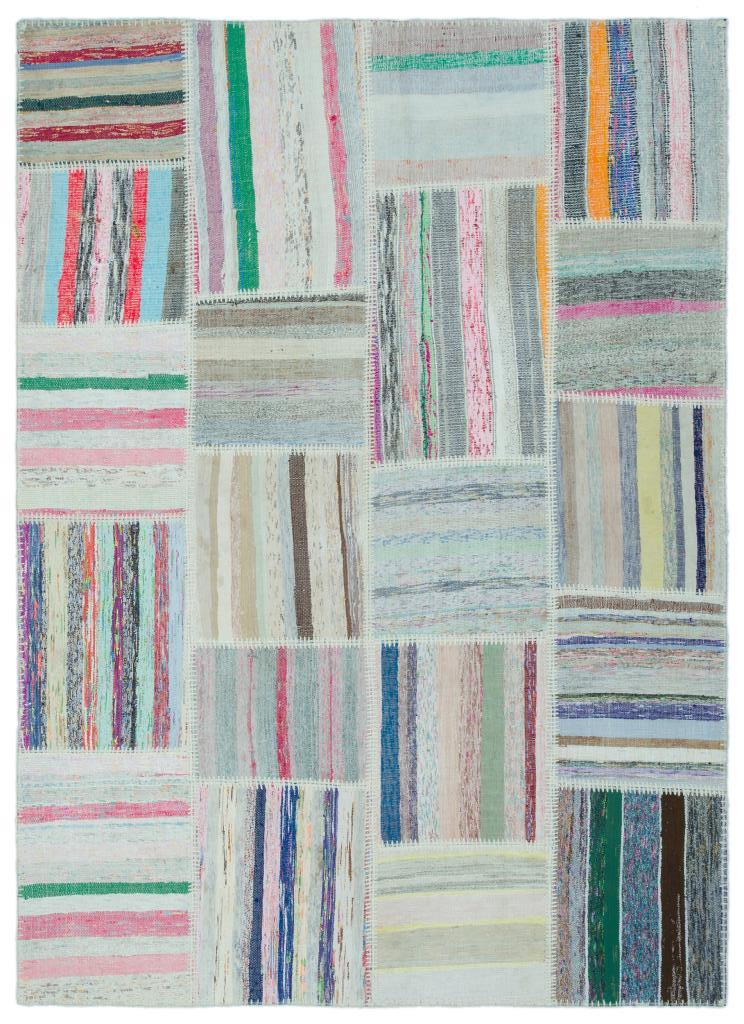 Apex Kilim Patchwork Unique Striped 25247 160 x 222 cm